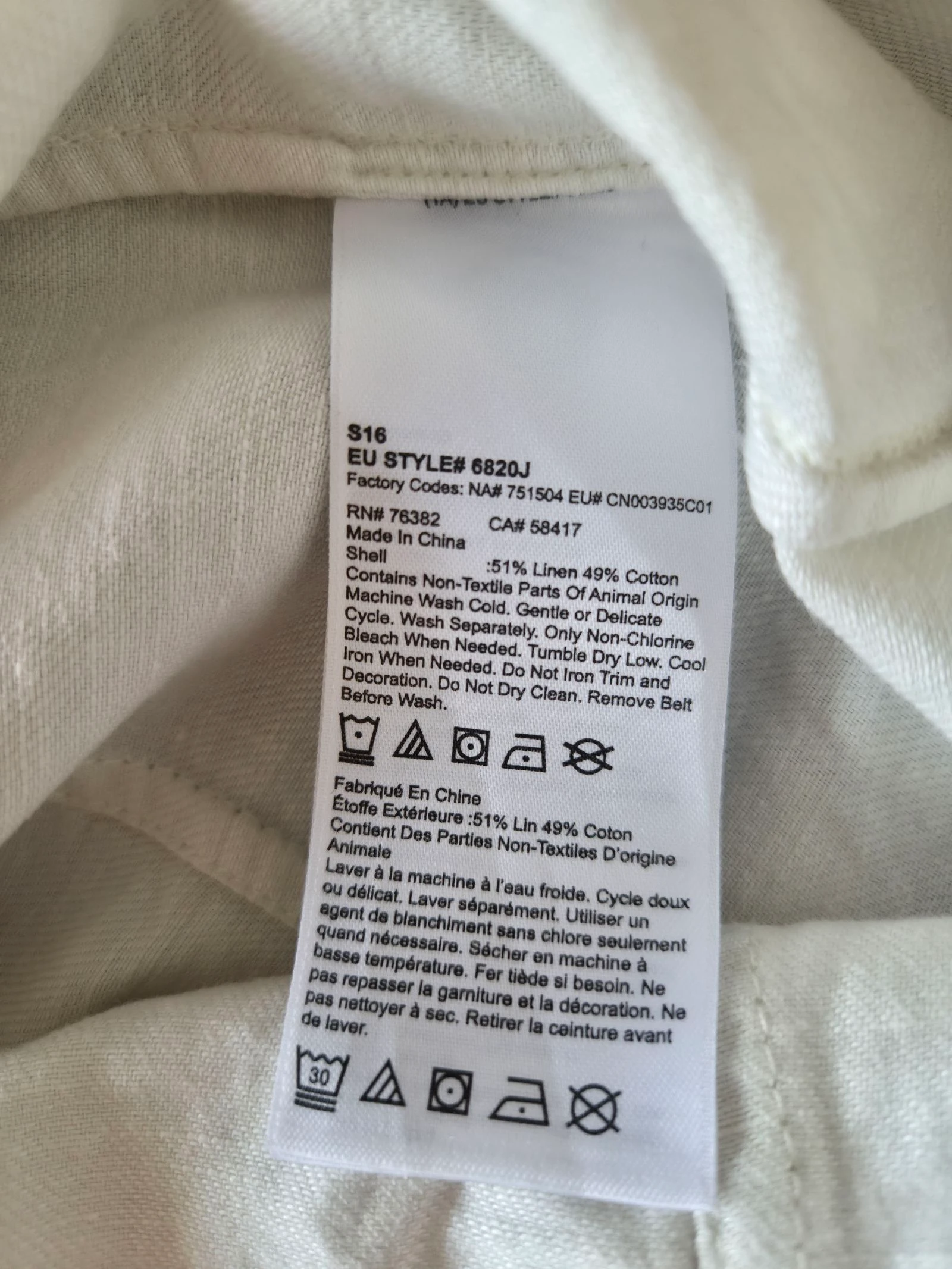 Timberland katoen-linnen jurk Maat 36 – photo 6